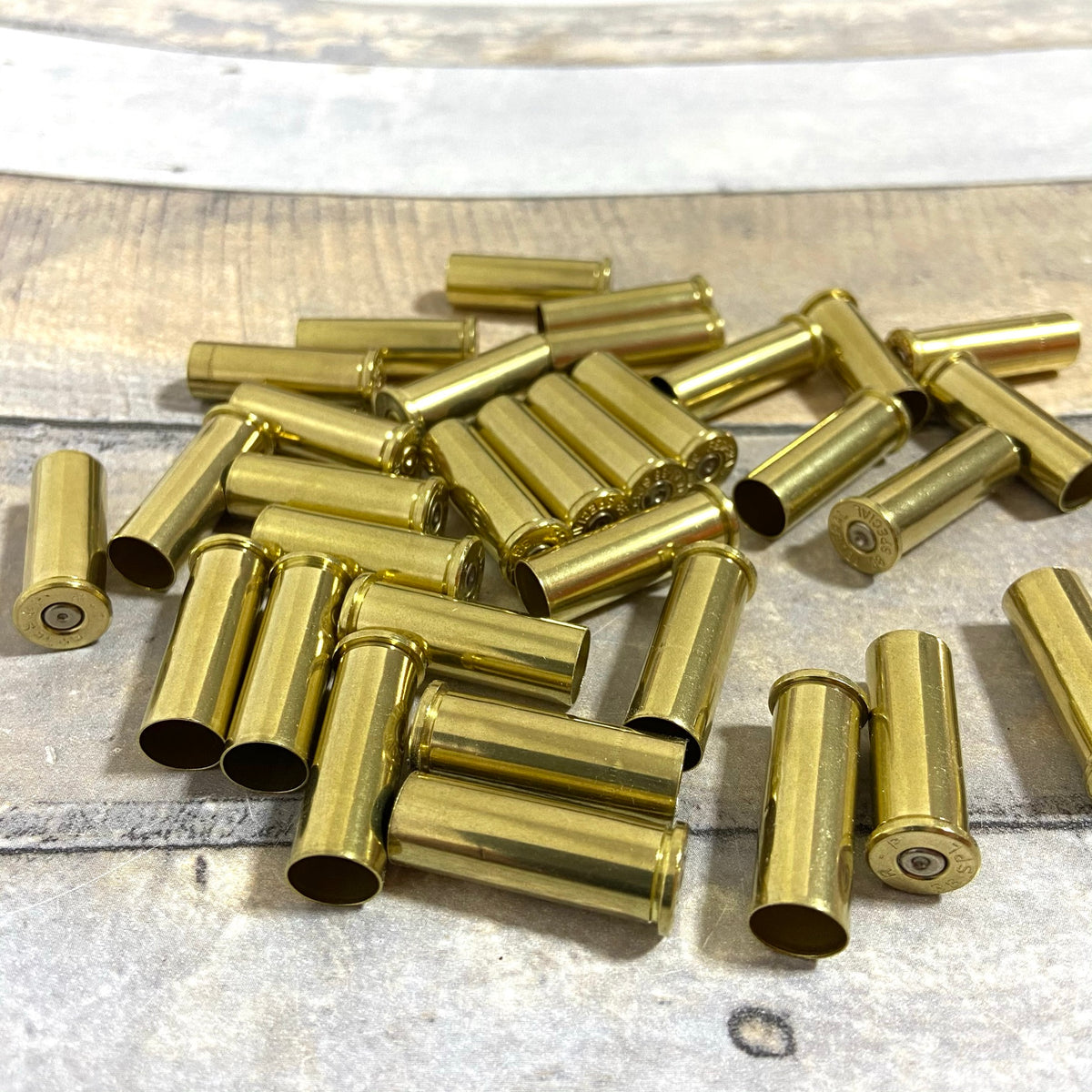 38 Special shell casings stock photo. Image of dirty - 9597824