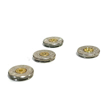 Load image into Gallery viewer, 357 Magnum WINCHESTER Brand Thin Cut Nickel Bullet Slices Gold Primer Qty 15 | FREE SHIPPING