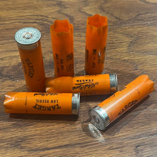 Load image into Gallery viewer, Orange Nobel 12 Gauge Empty Shotgun Shells Once Fired 12GA Hulls