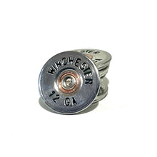 Load image into Gallery viewer, Winchester 12 Gauge Shotgun Shell Slices 12GA Silver And Black Lettering | Qty 5 | FREE SHIPPING