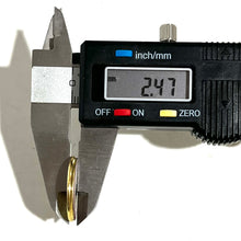 Load image into Gallery viewer, Winchester 12 Gauge Hand Painted Shotgun Shell Slices 12GA Gold Black Qty 5 | FREE SHIPPING