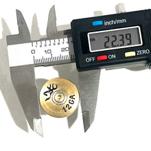 Load image into Gallery viewer, Browning 12 Gauge Hand Painted Shotgun Shell Slices 12GA Gold Qty 5 | FREE SHIPPING