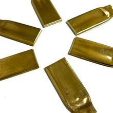 Load image into Gallery viewer, Flattened Brass Blanks For Metal Stamping Real Fired Bullet Casings Qty 5 | FREE SHIPPING