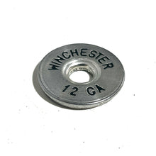 Load image into Gallery viewer, Deprimed Winchester 12 Gauge Shotgun Shell Slices 12GA Silver And Black Lettering | Qty 5 | FREE SHIPPING
