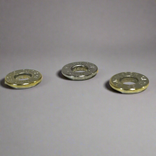 Load image into Gallery viewer, 45 ACP WINCHESTER Thin Cut Nickel Bullet Slices No Primer Qty 15 | FREE SHIPPING