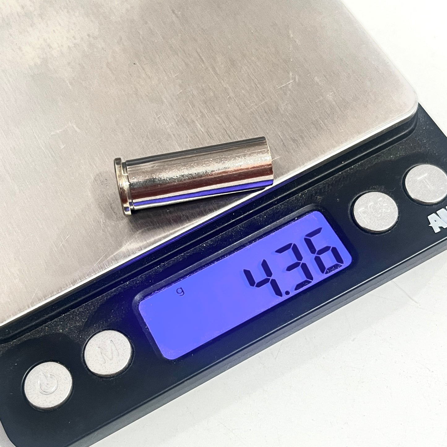 Nickel-Plated .38 Special Casings for Crafts | 5 Pieces