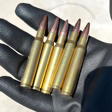 Load image into Gallery viewer, 30-06 SPRG Dummy Rifle Rounds Real Once Fired Brass Casings With New Bullet