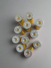 Load image into Gallery viewer, Yellow Shotgun Shells Winchester 20 Gauge Hulls Empty Used Fired 20GA Spent Shot Gun Cartridges Qty 100 Pcs | FREE SHIPPING