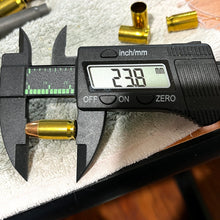 Load image into Gallery viewer, Custom Order: Dummy Brass .380 Auto Casings With New Jacketed Hollow Point Bullet