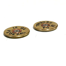 Load image into Gallery viewer, Federal 12 Gauge Shotgun Shell Hand Painted Slices 12GA Gold Qty 5 | FREE SHIPPING