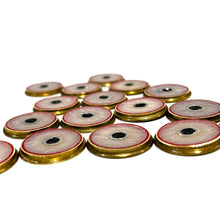 Load image into Gallery viewer, Thin Sliced Winchester 12 Gauge Gold Shotgun Shell Slices Qty 15 | FREE SHIPPING
