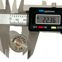 Load image into Gallery viewer, Winchester 12 Gauge Shotgun Shell Slices 12GA Silver And Black Lettering | Qty 5 | FREE SHIPPING