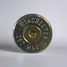 Load image into Gallery viewer, 357 Magnum WINCHESTER Brand Thin Cut Nickel Bullet Slices Gold Primer Qty 15 | FREE SHIPPING