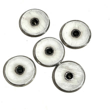 Load image into Gallery viewer, Gamebore 12 Gauge Shotgun Shell Slices Hand Painted 12GA Silver Qty 5 | FREE SHIPPING