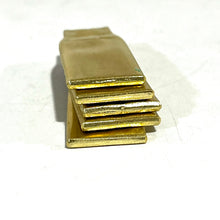Load image into Gallery viewer, Flattened Brass Blanks For Metal Stamping Real Fired Bullet Casings Qty 5 | FREE SHIPPING
