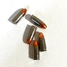 Load image into Gallery viewer, Custom Order: Dummy Rounds 9MM and 45ACP Drilled With New Round Nose Bullet 20 Pcs