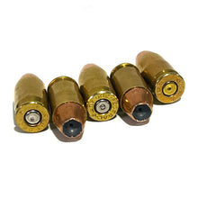 Load image into Gallery viewer, Custom Order: Dummy Brass .380 Auto Casings With New Jacketed Hollow Point Bullet