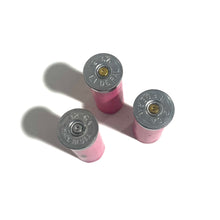 Load image into Gallery viewer, Pink Dummy Rounds Inert Shotgun Shells 12 Gauge Fake Spent Hulls 12GA Qty 10 - FREE SHIPPING