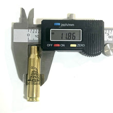 Load image into Gallery viewer, Dont Tread On Me Gadsden Flag 308 WIN Engraved Brass 5 Pcs