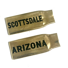 Load image into Gallery viewer, Custom Engraved ARIZONA & SCOTTSDALE 308 Flattened Brass Bullet Casings | 50 Pcs Of Each
