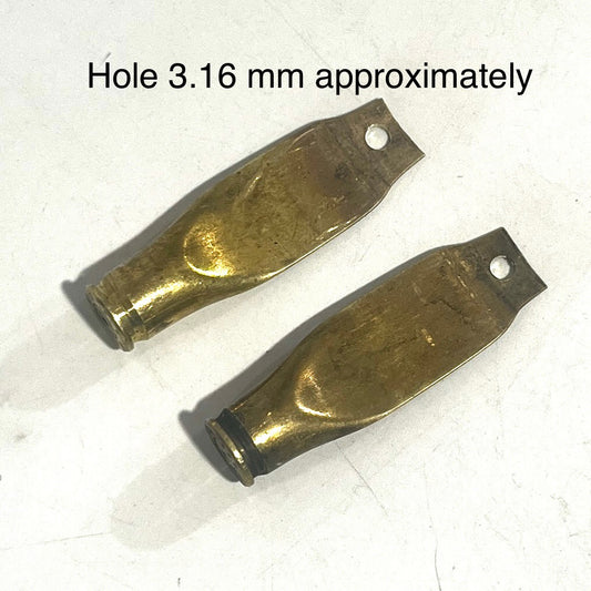 Flattened 223 Dirty Uncleaned Bullets Brass Blanks For Metal Stamping Real Fired Casings Qty 5