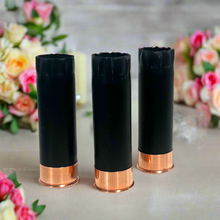 Load image into Gallery viewer, Black / Copper Blank Empty Shotgun Shells 12 Gauge Hulls For DIY Boutonniere Wedding Crafts 8 Pcs FREE SHIPPING