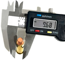 Load image into Gallery viewer, 357 Magnum Brass Dummy Rounds With New Flat Nose Bullet