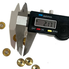 Load image into Gallery viewer, 10 Pcs 6.5 Creedmoor Brass Bullet Slices | Shipping Included