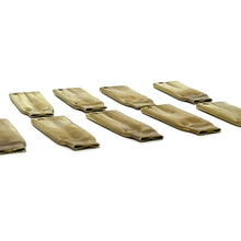 Load image into Gallery viewer, Flattened 223 Brass Bullets w/ Bullet and Plume Engraved Casings Qty 12