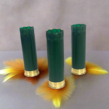 Load image into Gallery viewer, Emerald Green Shotgun Shells Blank 12 Gauge DIY Boutonniere Crafts 8 Pcs - Free Shipping