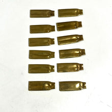 Load image into Gallery viewer, Flattened 223 Brass Bullets w/ Bullet and Plume Engraved Casings Qty 12