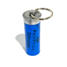 Load image into Gallery viewer, Federal Shotgun Shell Keychain 12 Gauge Blue