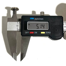 Load image into Gallery viewer, Deprimed 45 ACP Polished Nickel Bullet Slices Qty 15 | FREE SHIPPING