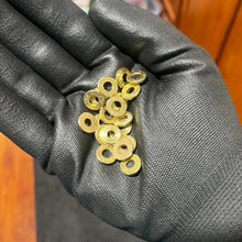 Load image into Gallery viewer, Deprimed 45 ACP Thin Cut Brass Polished Bullet Slices Qty 15 | FREE SHIPPING