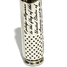 Load image into Gallery viewer, Pledge Of Allegiance 308 WIN Engraved Brass