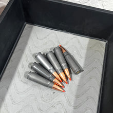 Load image into Gallery viewer, 7.62x39 AK-47 Dummy Rounds Real Once Fired Steel Casings With New Red Tip Bullet