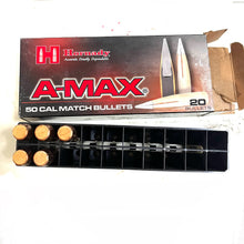 Load image into Gallery viewer, Custom Order: New Hornady A-Max 50 Cal Match | 5pcs