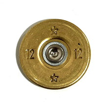 Load image into Gallery viewer, Starred 12 Gauge Gold With Silver Slices For Bullet Jewelry