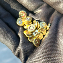 Load image into Gallery viewer, 7.62x39 AK-47 Thin Cut Brass Bullet Slices Polished For Jewelry