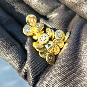 7.62x39 AK-47 Thin Cut Brass Bullet Slices Polished For Jewelry