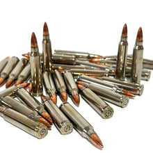 Load image into Gallery viewer, Nickel .223 Remington / 5.56 Nato Dummy Rifle Rounds With New Bullet