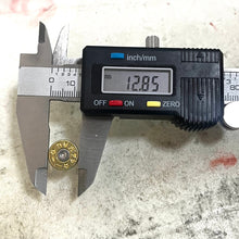 Load image into Gallery viewer, 44 Mag Brass Bullet Slices With Spent Primer