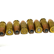Load image into Gallery viewer, Dummy Brass .380 Auto Casings With New Jacketed Hollow Point Bullet