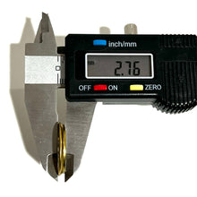 Load image into Gallery viewer, Starred 12 Gauge Gold With Silver Slices For Bullet Jewelry