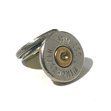 Load image into Gallery viewer, 357 Magnum WINCHESTER Brand Thin Cut Nickel Bullet Slices Gold Primer Qty 15 | FREE SHIPPING