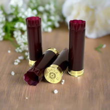 Load image into Gallery viewer, Glossy Blank Dark Red Shotgun Shells 12 Gauge For Wedding Boutinieres