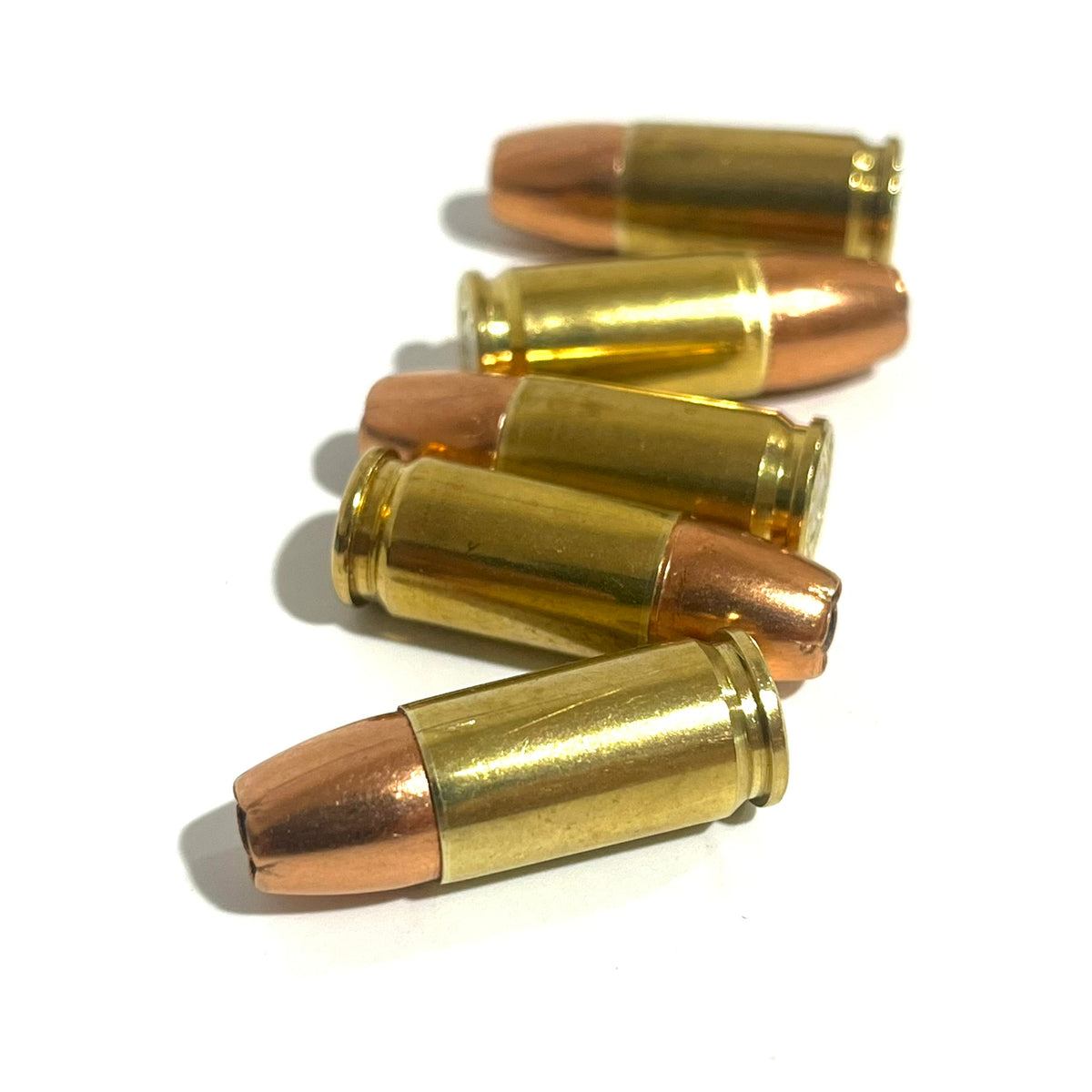 Dummy 9MM Brass Pistol Casings With New Jacketed Hollow Point Bullet –