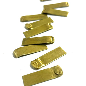 Flattened 22 Caliber Brass Blanks For Metal Stamping Real Fired Bullet Casings Qty 5 | FREE SHIPPING