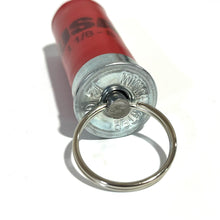 Load image into Gallery viewer, Shotgun Shell Key Ring Red Winchester