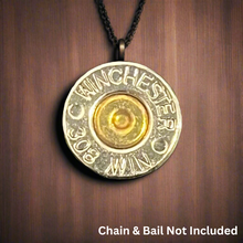 Load image into Gallery viewer, Winchester Brand 308 Nickel Bullet Slices With Gold Primer | Qty 15 | FREE SHIPPING